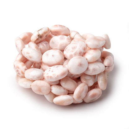 9x7-16x11mm Natrolite Plain Oval Beads 14 inch 27 pieces