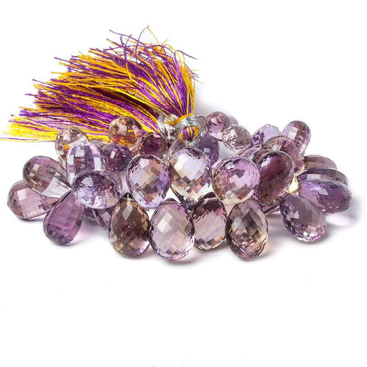 9x7-17x11mm Ametrine Tear Drop and Pear Beads 7 inch 47 pieces AAA