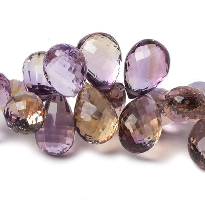 9x7-17x11mm Ametrine Tear Drop and Pear Beads 7 inch 47 pieces AAA