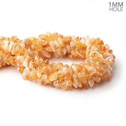 9x8-17x10mm Bi-Color Citrine Plain Nugget Beads 16 inch 63 pieces