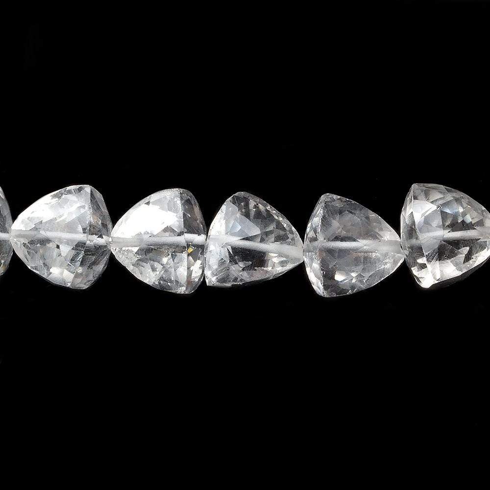 9x9-10x10m Crystal Quartz Straight Drill Trillions 15 inch 42 pieces AAA