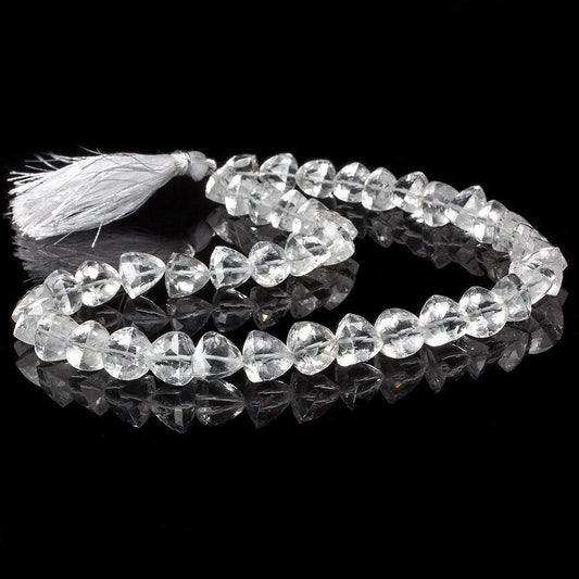 9x9-10x10m Crystal Quartz Straight Drill Trillions 15 inch 42 pieces AAA