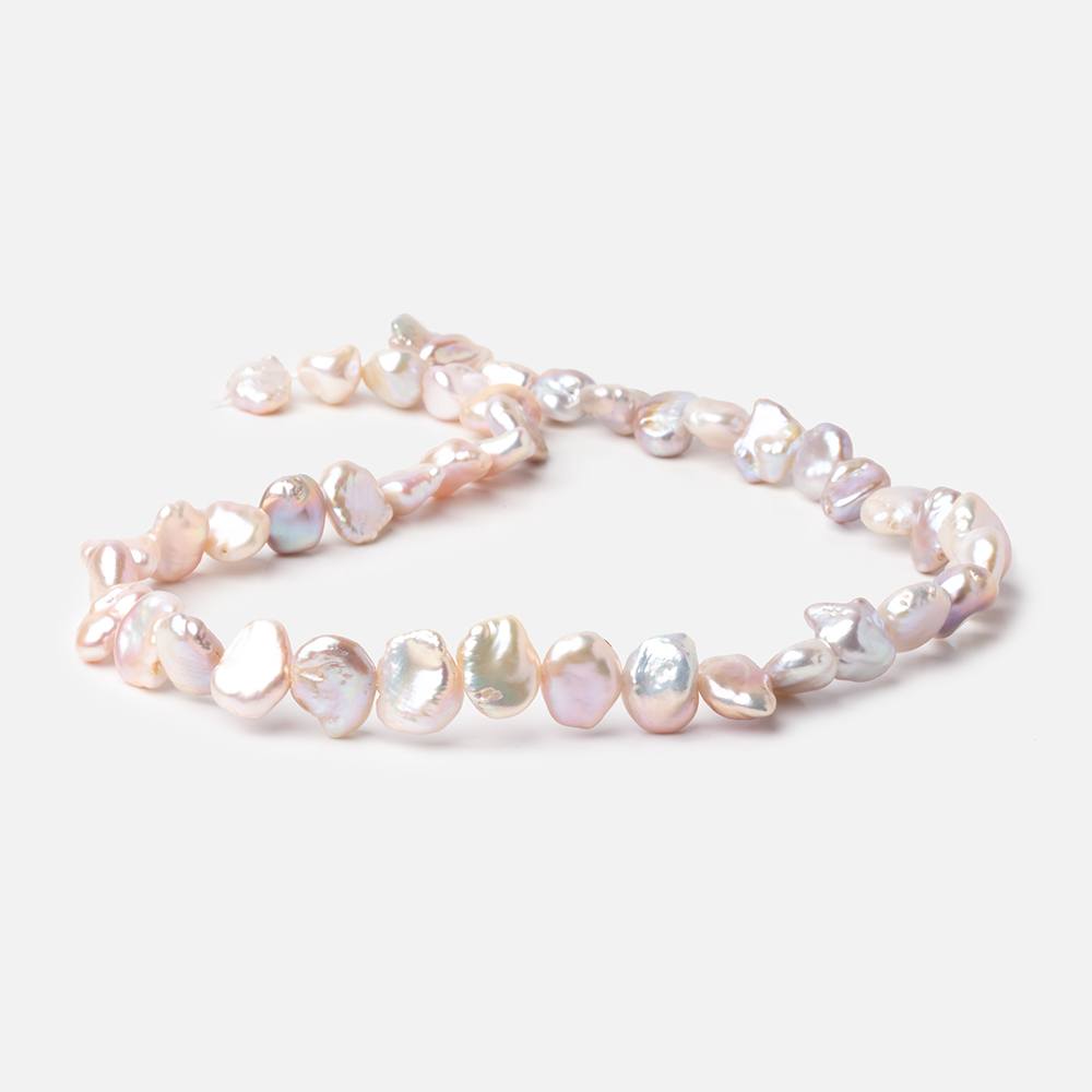 9x9-12x10mm Multi Color Keshi Freshwater Pearls 16 inch 43 pieces