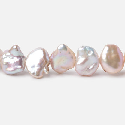 9x9-12x10mm Multi Color Keshi Freshwater Pearls 16 inch 43 pieces