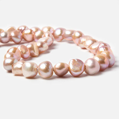 9x9.5-9.5x11mm Dark TriColor Baroque 2.5mm large hole Pearls 15 in. 43 pcs