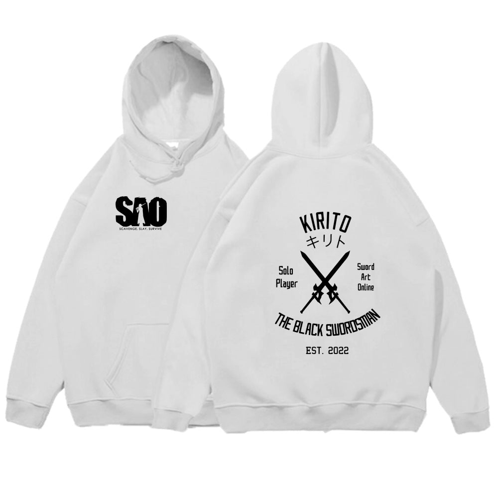 Sword Art Online Hoodie Loose Casual Hooded Sweatshirt