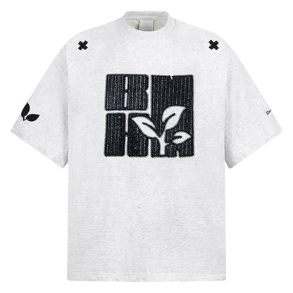 Original  Embroidered T-Shirt Unisex Short Sleeve Half Sleeve