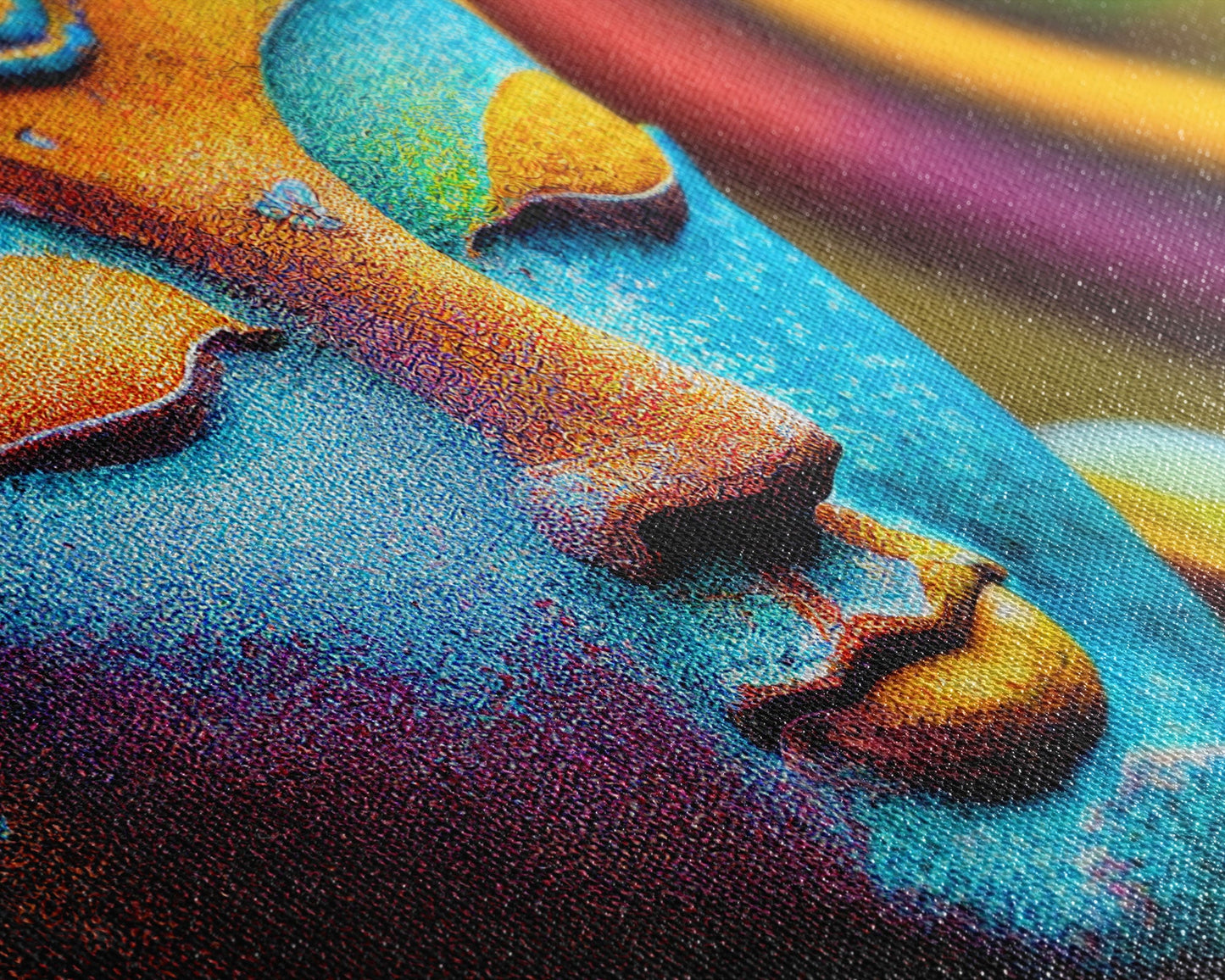 Colorful Buddha Canvas Wall Art, Framed Canvas Print, Buddhism Print, Yoga, Zen Wall Art, Buddha Decor