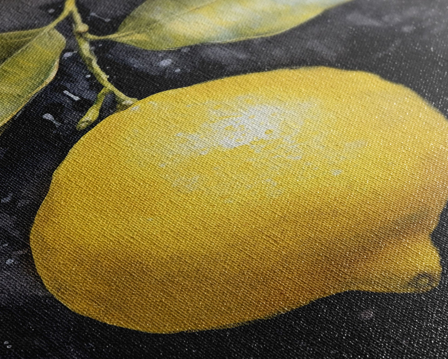 Lemon Wall Decor, Food Art, Fruit Wall Art, Kitchen Wall Art, Minimalist Wall Art, Wall Decor, Canvas Print, Wall Art, Framed Canvas Art