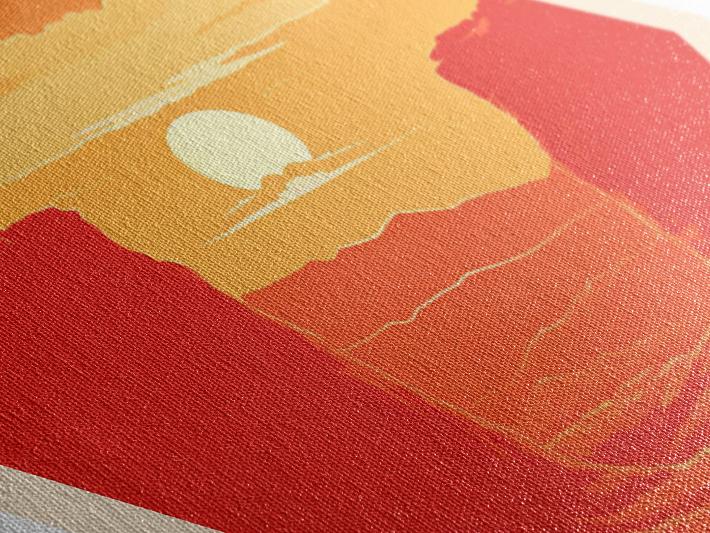 Wind Cave National Park Travel Poster Canvas Texture Print, Travel Decor Art, Midcentury Modern Retro Decor South Dakota Travel Art