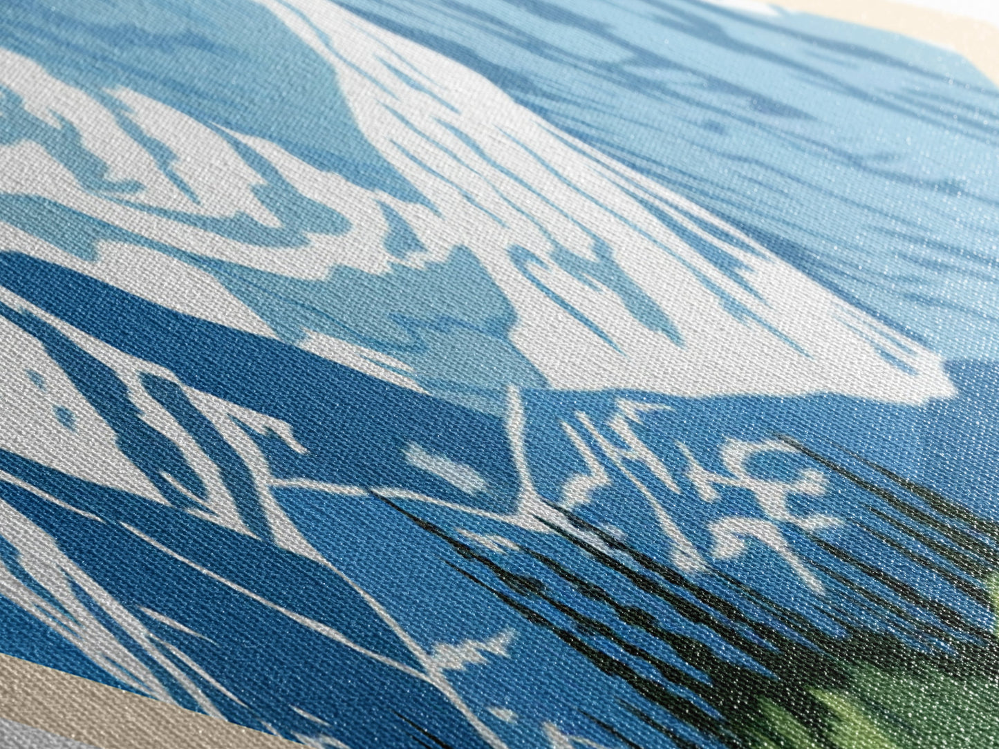 Katmai Nationalpark Abenteuerposter, Kunstdruck auf Leinwand, Reisedeko, Midcentury Modern Retro-Deko, Alaska-Reisekunst