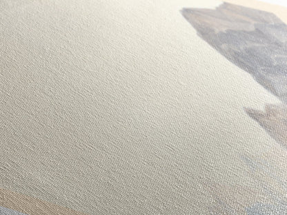 Retro Big Bend National Park Travel Print Wall Art Texture Print, Travel Decor, Midcentury Modern Decor Texas Landscape