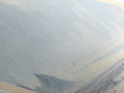 Retro-Reiseposter „Gates of the Arctic Nationalpark“, Leinwanddruck mit Struktur, Reisedekoration, Midcentury-Modern-Dekor, Alaska-Landschaft