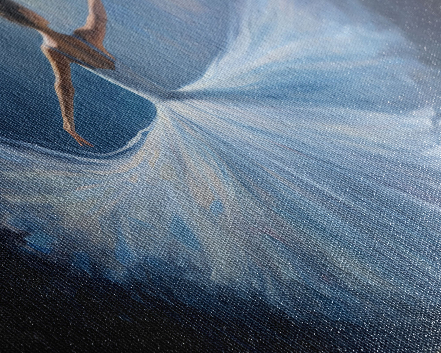 Ballerina Wall Art Watercolor Framed Canvas Print, Ballet Wall Decor, Ballet Prints, Ballerina Tutu and Slippers, Girl Room Nursery Art