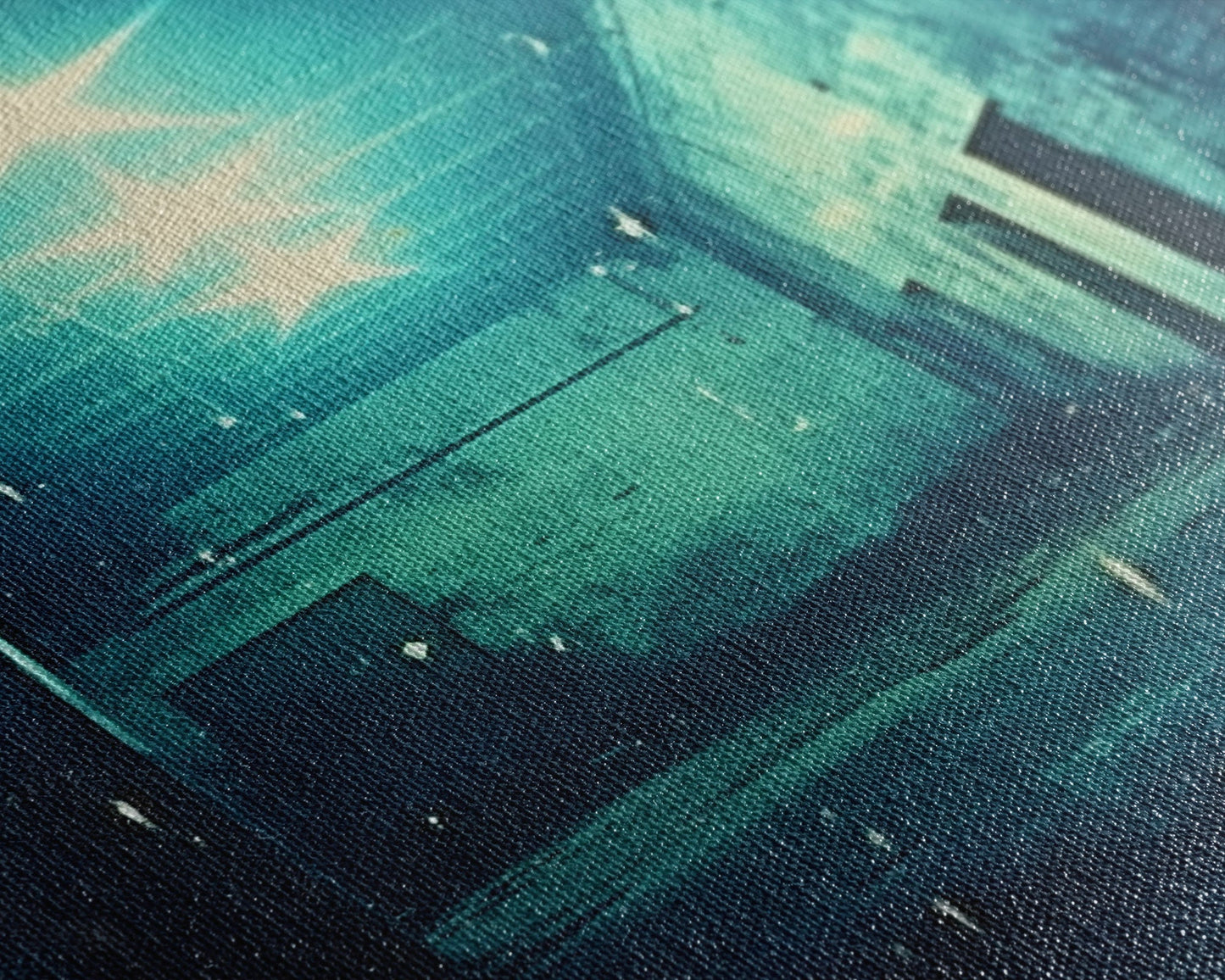 Abandoned Building, Spooky Art Print, Horror Home Decor, Canvas Print, Wall Hanging, Portrait Art, Anniversary Gift, Tiny House Decor