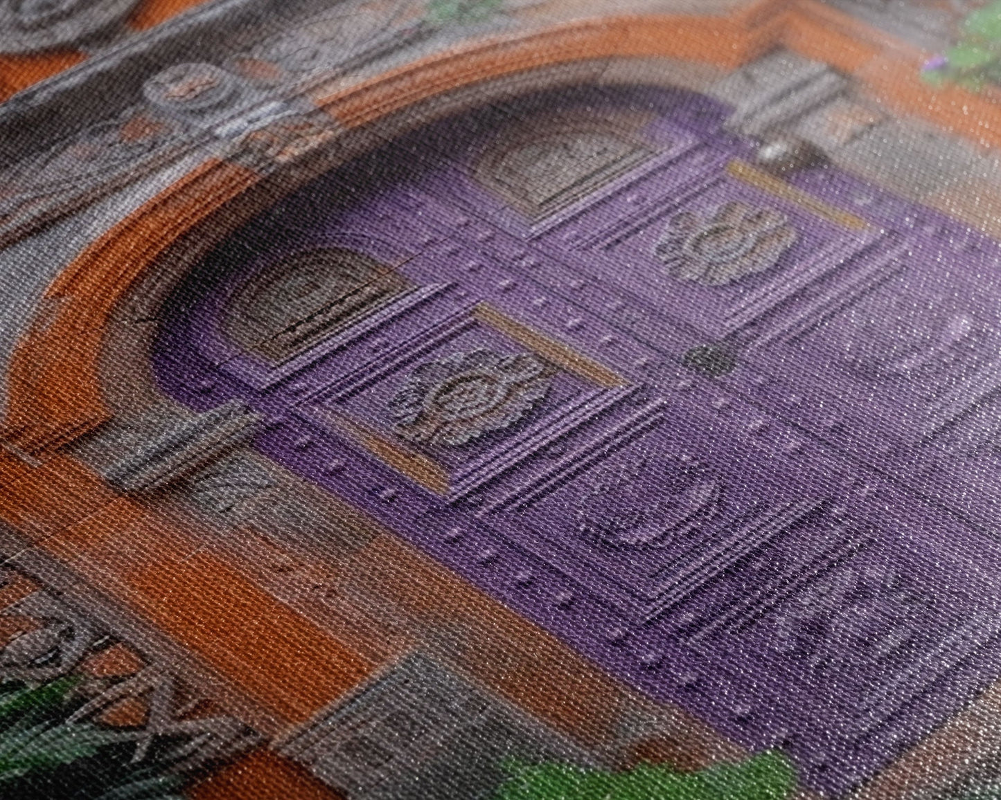 Change34 Architecture Print, 19th Century Architecture Photography, Mexico City Wall Art, Wood Framed Canvas Print