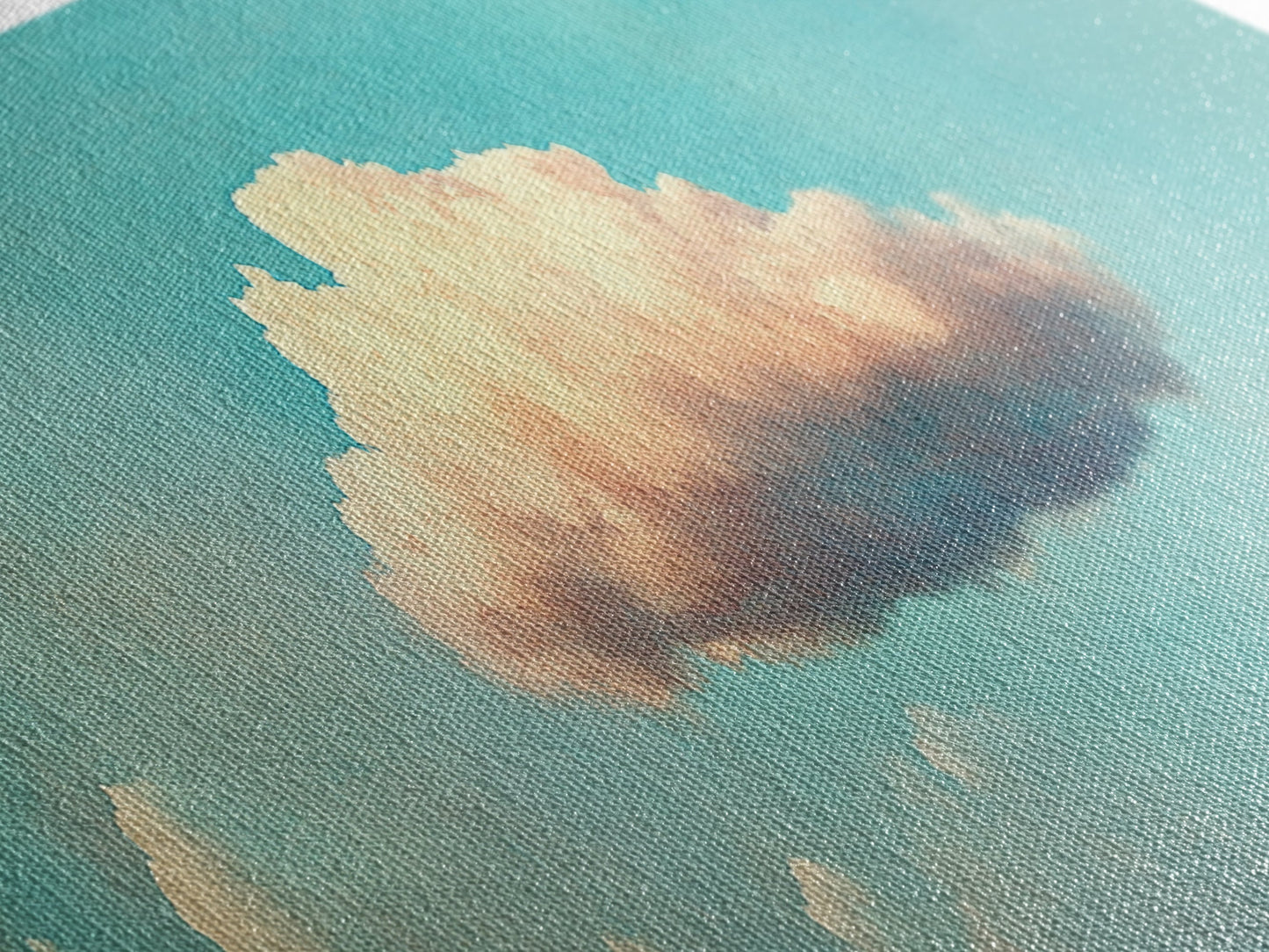 Clouds Wall Art - Living Room Canvas Print - Cloud Decor - Cloudy Sky - Signs For Home / Extra Large Wall Art / Large Horizontal Art