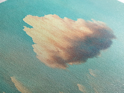 Clouds Wall Art - Living Room Canvas Print - Cloud Decor - Cloudy Sky - Signs For Home / Extra Large Wall Art / Large Horizontal Art