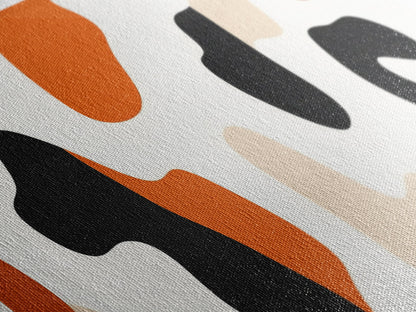 Abstract Cheetah Print Art, Animal Print Wall Art, Canvas Print, Extra Wide Oversized Abova Sofa Wall Art