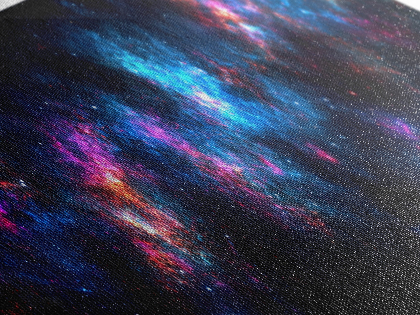 Galaxy Print Wall Art, Space Decor, Scifi Wall Art Framed Canvas Print, Universe and Stars Panoramic Wall Art