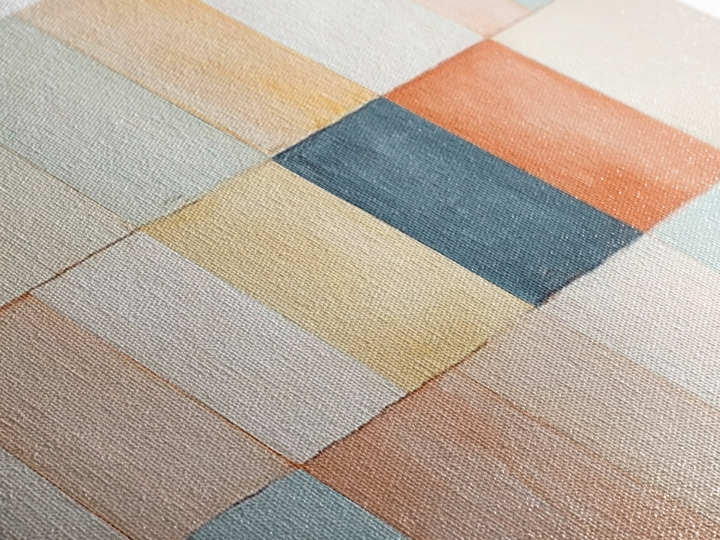 Modern Abstract Framed Canvas | Minimalist Mid Century Modern Wall Art | Large Horizontal Ultra Wide Framed Canvas | MCM Art