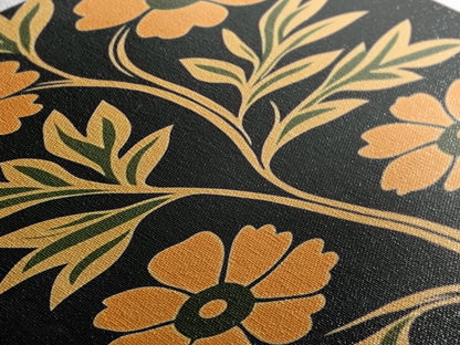 Framed Canvas Print Wall Art Boho Floral Print, Botanical Wall Art, Flower Market Poster, Minimalist Home Decor, Modern Farmhouse Art