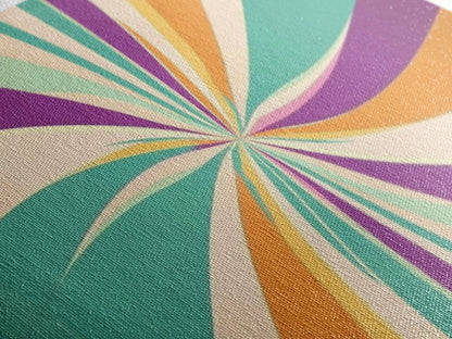 NuevArt Framed Canvas Print Wall Art MCM Mid Century Modern Canvas Print Abstract Shapes Illustration Mid Century Modern Wall Art