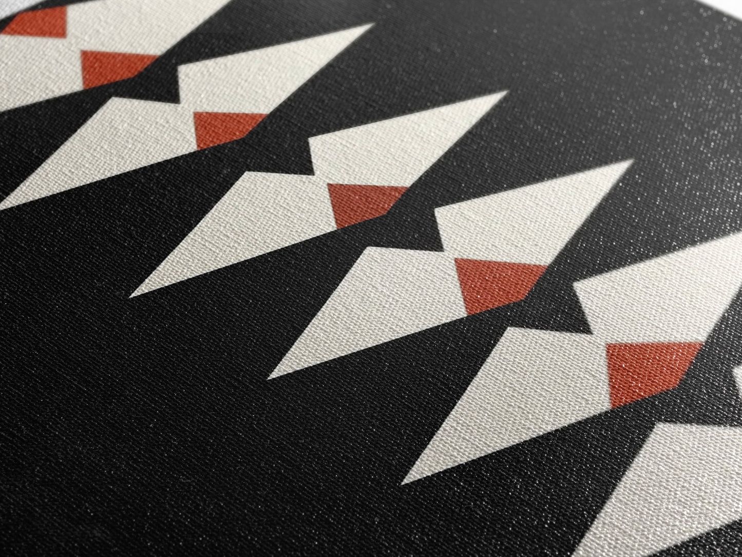 Retro Mid-Century Modern Diamond Art Canvas Print, MCM Style Home Decor