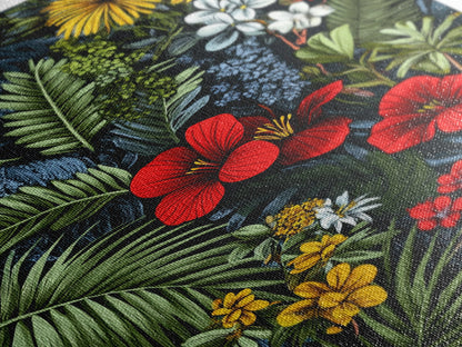 Jungle Painting Canvas Print, Mid-Century Modern Wall Art, Retro Home Decor, Wood Framed Canvas, Home Decor, Office Decor Gift Idea