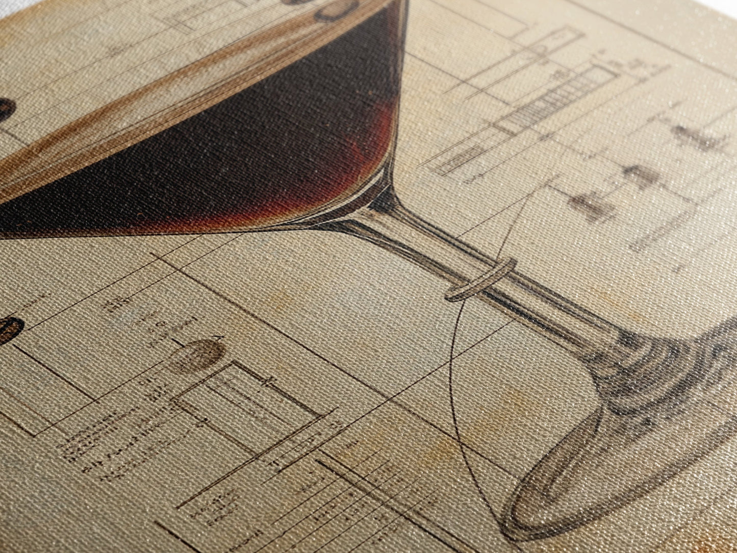 Espresso Martini Wall Art Canvas Print, Cocktail Painting, Cocktail Decor, Bar Decor, Home Bar Wall Art, Kitchen Wall Art