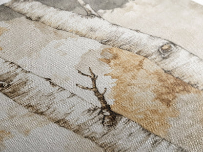 Ready To Hang Birch Tree Forest Painting Print Aspen Trees Painting Wall Art Wabi Sabi Modern Home Decor Minimalist Wabi Sabi Painting