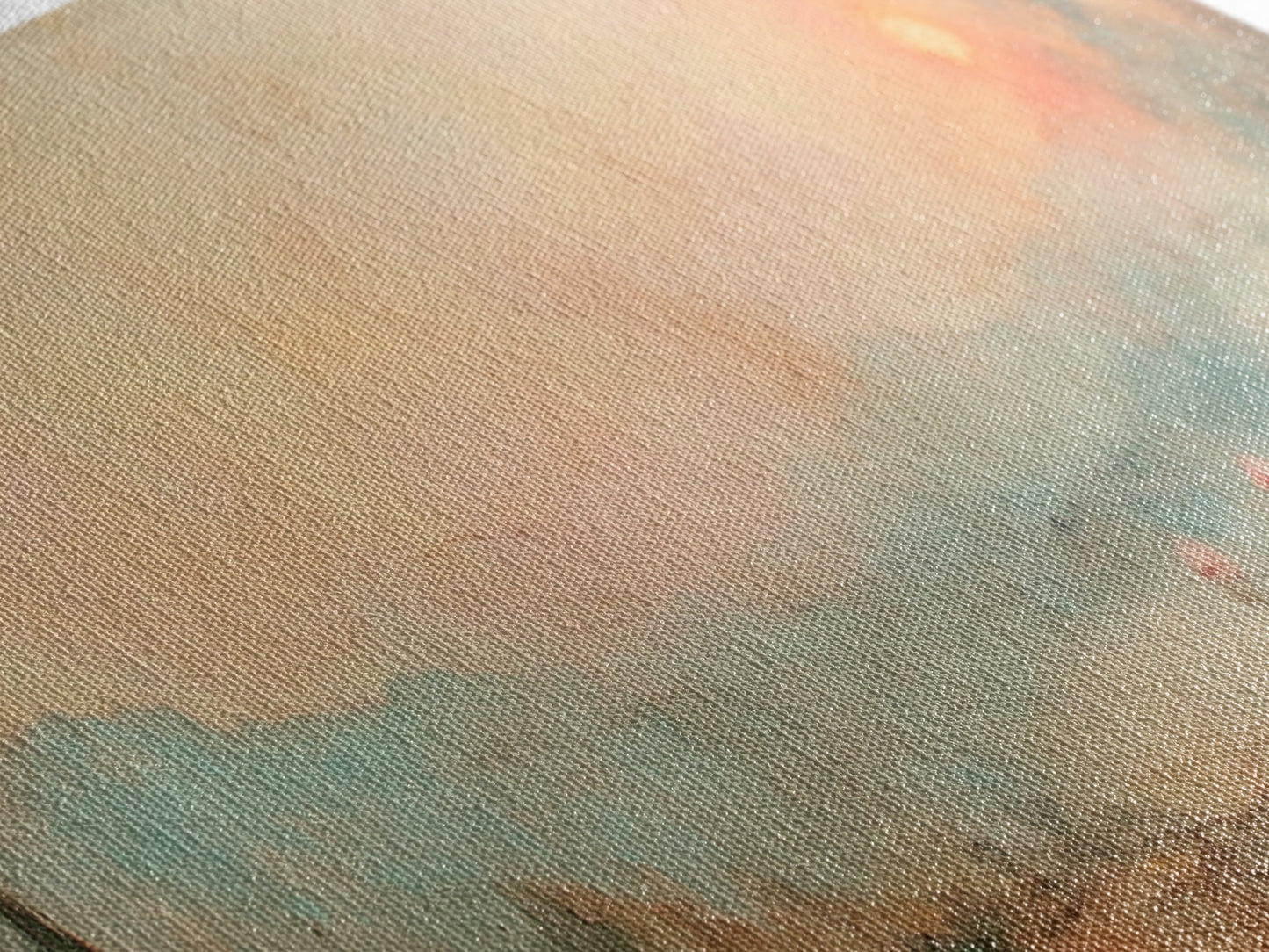 Moody Floral Landscape Painting Print, Panoramic Wall Art, Moody Artwork, Moody Landscape, Moody Wallpaper Wall Art, Moody Art Print