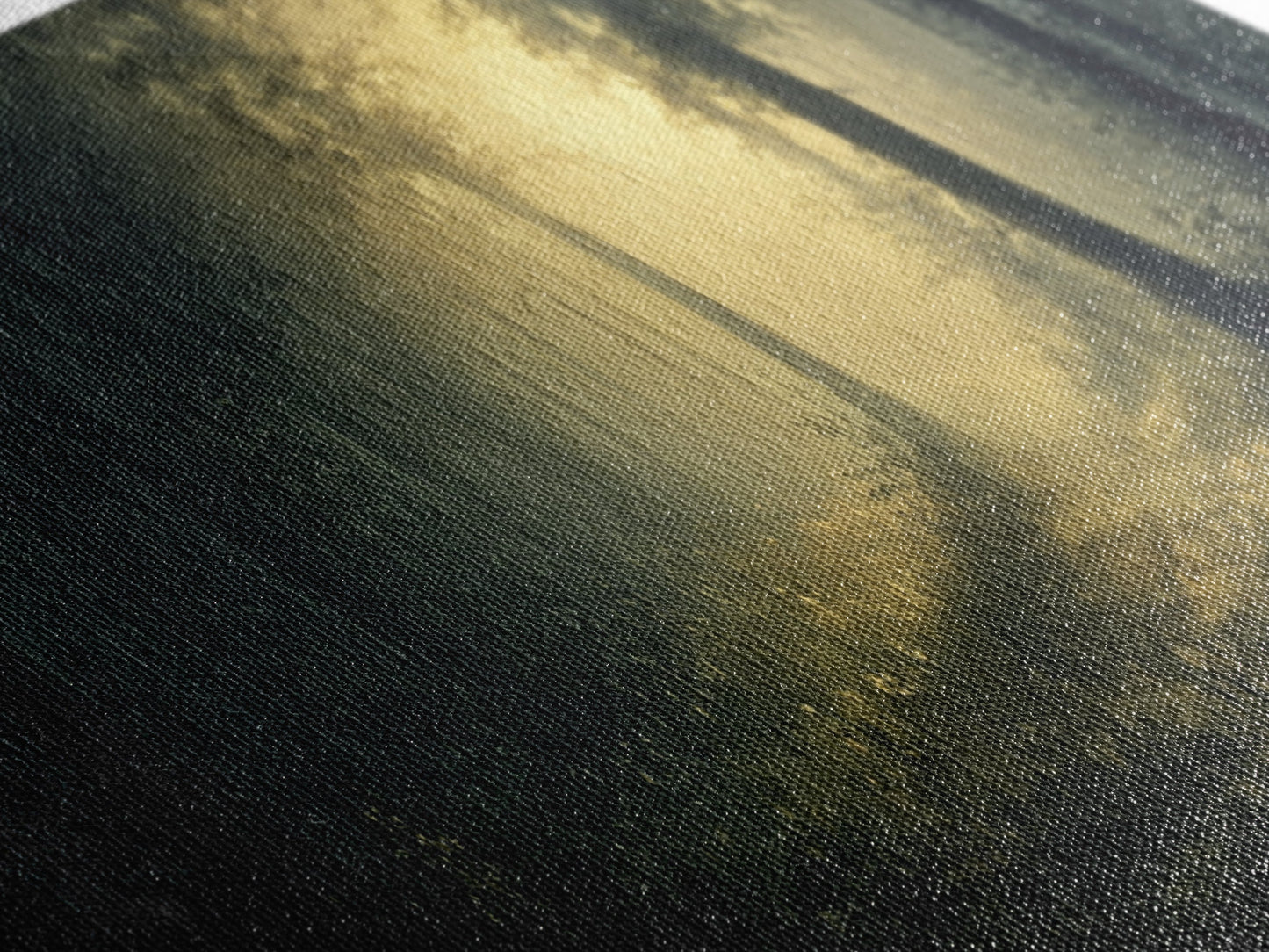 Mystical Forest Fantasy Wall Art, Canvas print, Fantasy Painting, Dark Fantasy Art, Mythical Fantasy Art, Panoramic Wall Decor