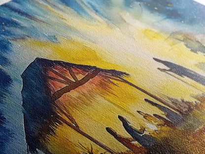 Christmas Wall Art Framed Canvas Print - Nativity Painting - Nativity Decor - Christian Wall Art - Jesus Art - Jesus Painting