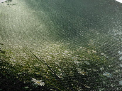 Morning In The Forest - Framed Canvas Print - Fantasy Wall Art - Fantasy Landscape Painting - Fantasy Painting