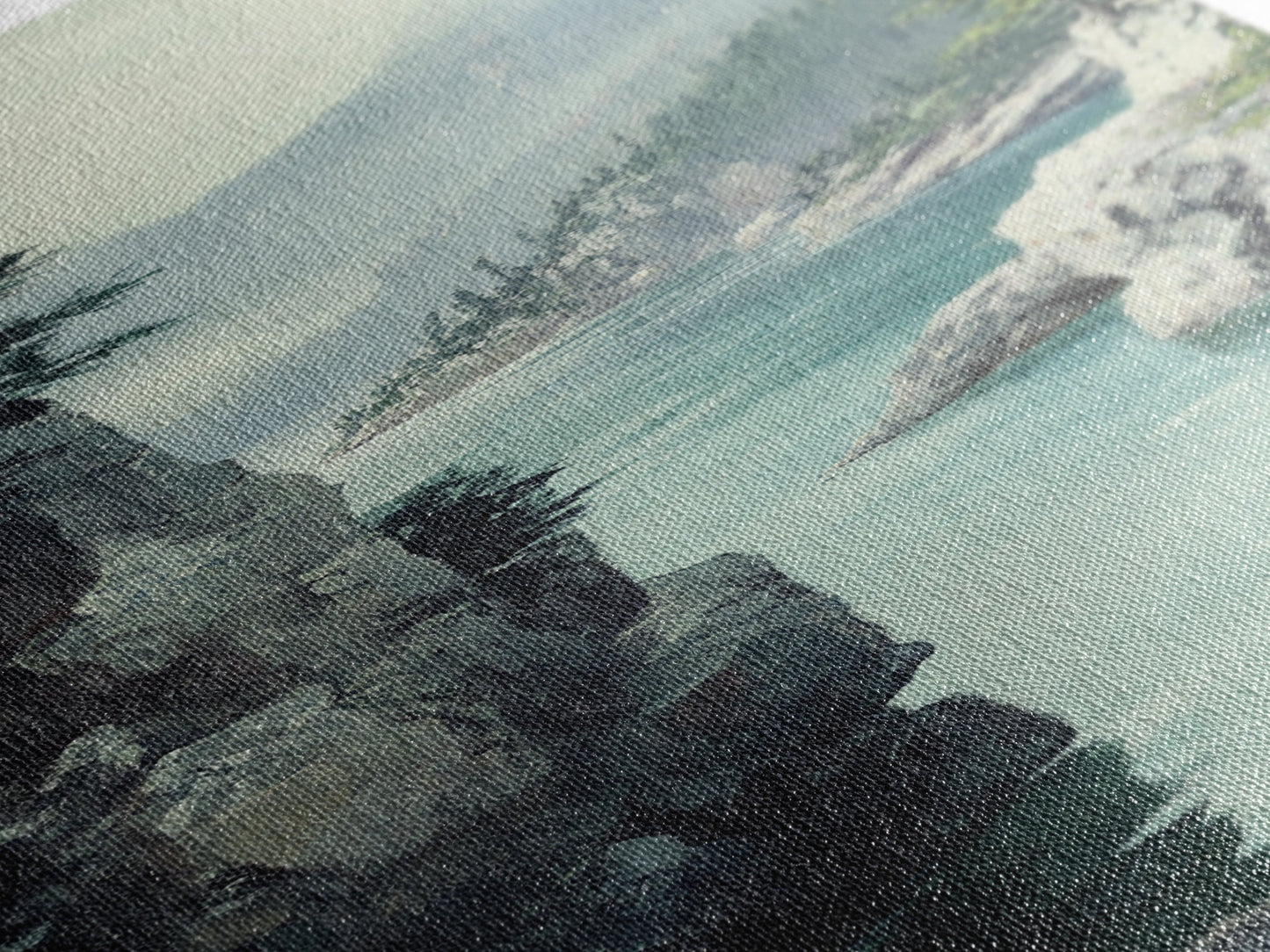 Framed Canvas Print Coastal Landscape Art Nautical Decor Tall Narrow Art Beach House Wall Art Perfect Above Couch Nautical Wall Art