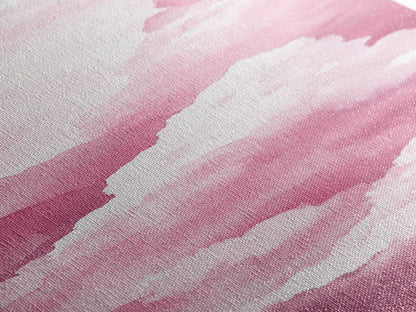 Dreamy Pink Clouds Canvas Print Light Pink Wall Art Vertical Living Room Art Minimalist Decor Bedroom Above Bed Wabi Sabi Art