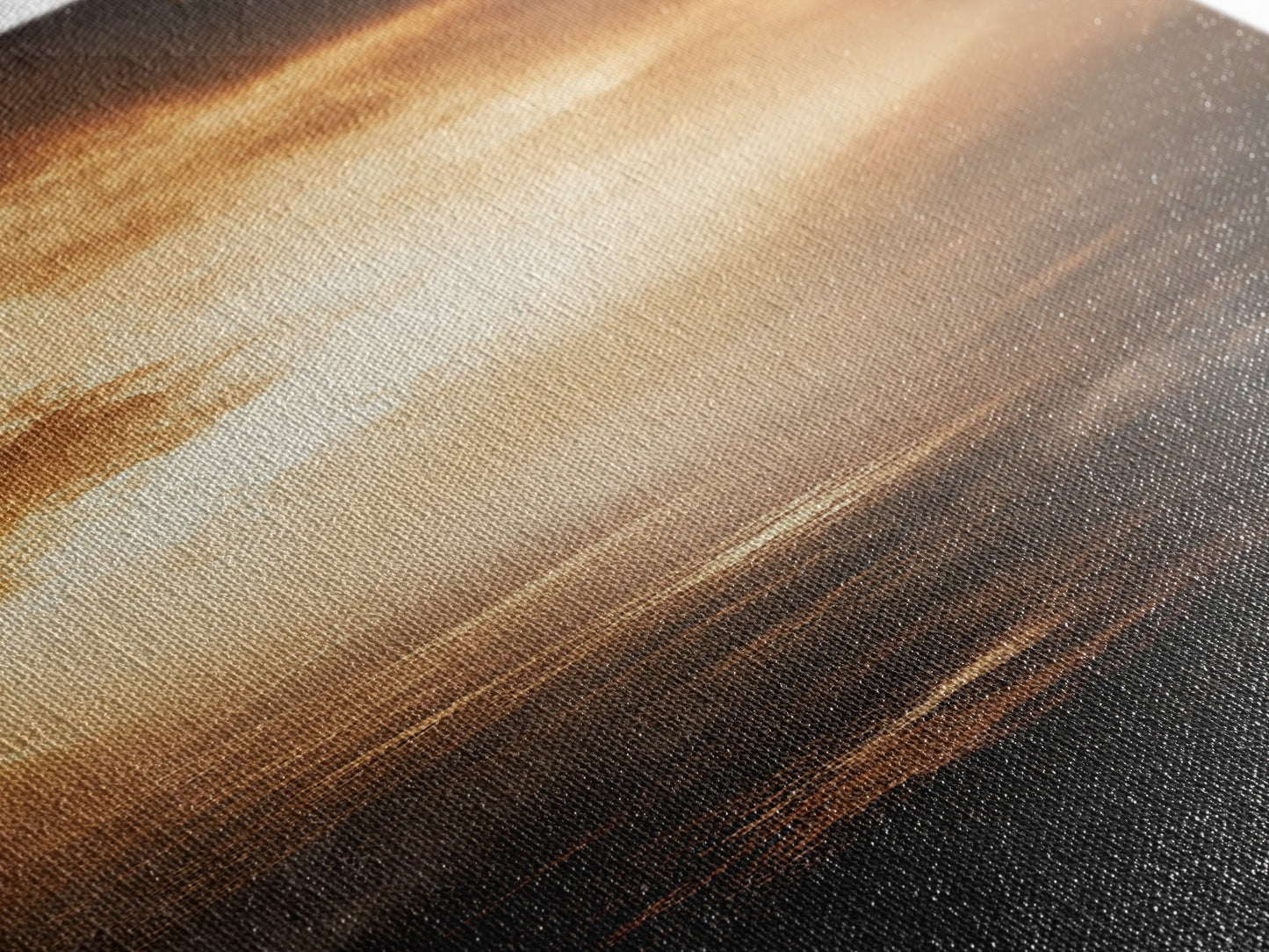 Golden Hour Ocean Sunset Moody Wall Art Framed Canvas Print Nautical Painting Living Room Coastal Wall Art Decor