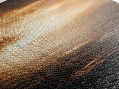 Golden Hour Ocean Sunset Moody Wall Art Framed Canvas Print Nautical Painting Living Room Coastal Wall Art Decor