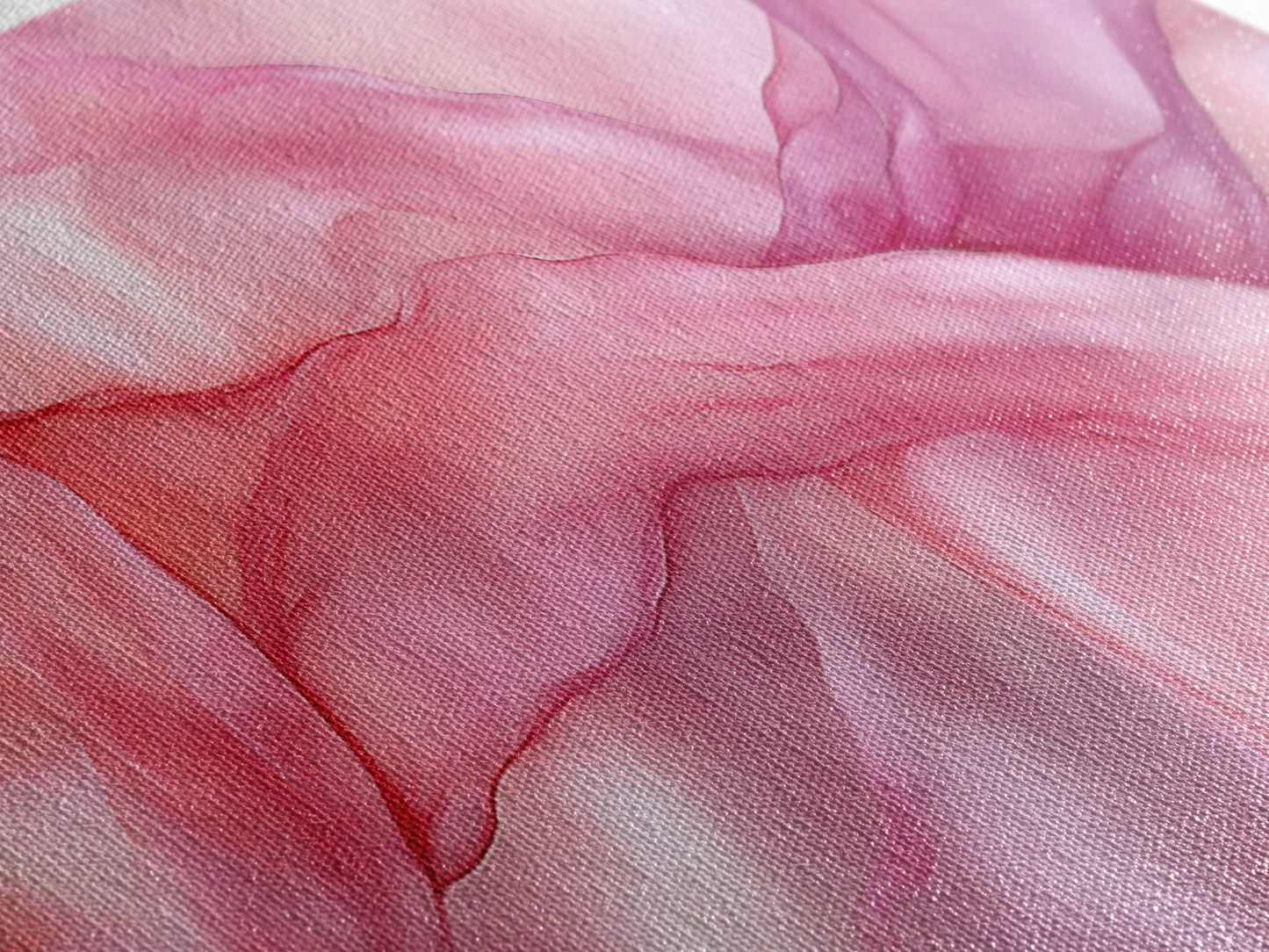 Light Pink Abstract Canvas Print Living Room Wall Art Horizontal Pink Wall Art Feminine Wabi Sabi Art Minimalist Extra Wide Art