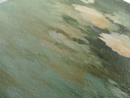 Soft Pastel Roses Framed Canvas Print – Rose Painting, Light Pink Wall Art, Rustic Wall Art, Minimalist Art, Guest Room Art