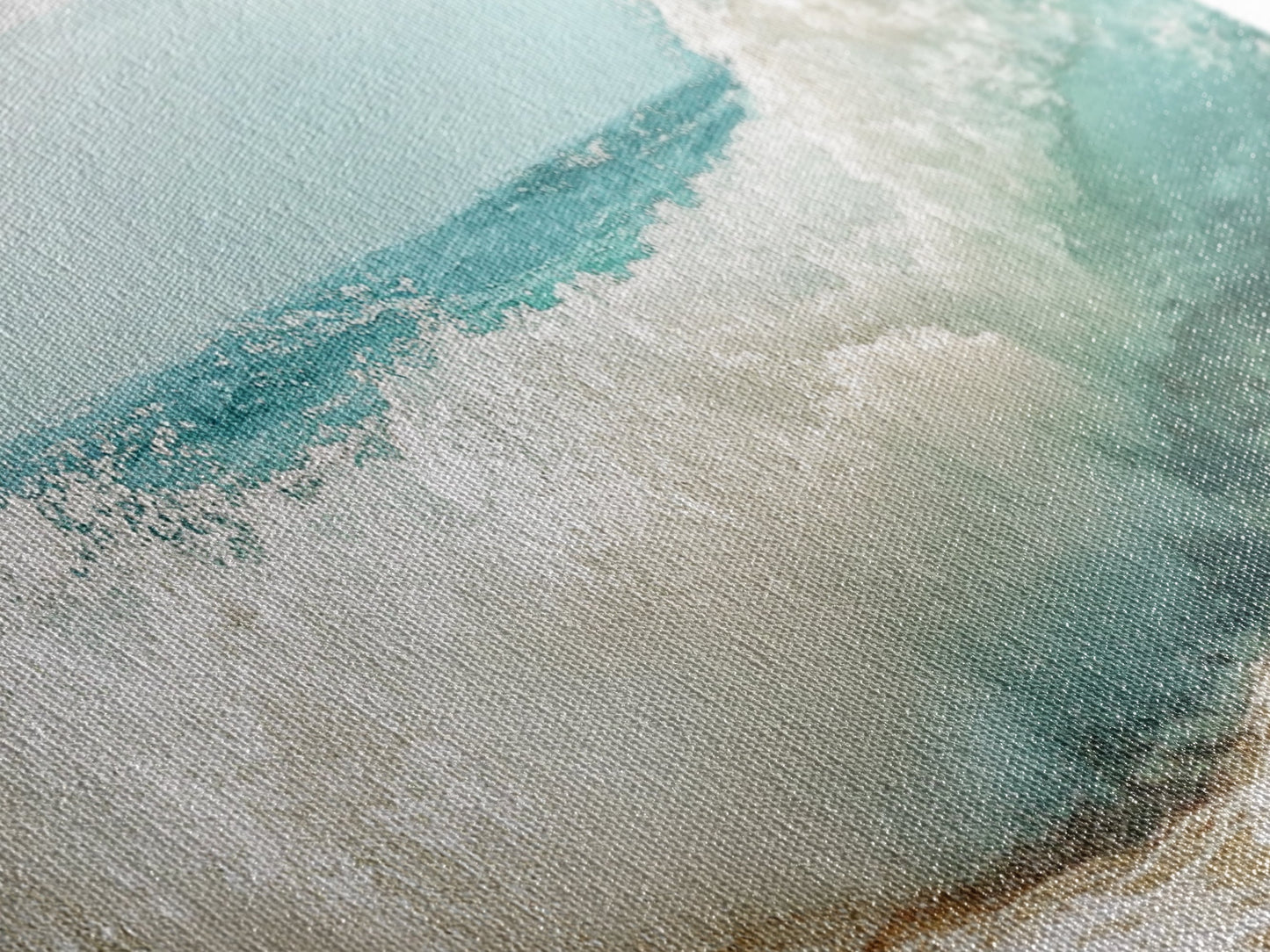 Meereswelle, Strandspritzer, Panoramabild, gerahmter Leinwanddruck, Surf-Wandbild, nautische Dekoration, Küsten-Wandbild, extra breites Bild