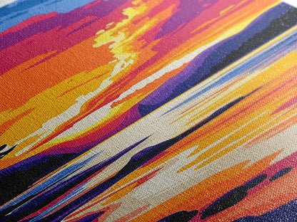 Pine Reflection, Forest Lake, Nature Art, Framed Canvas Print, Serene Landscape, Rustic Wall Art, Cabin Decor, Cozy Retreat