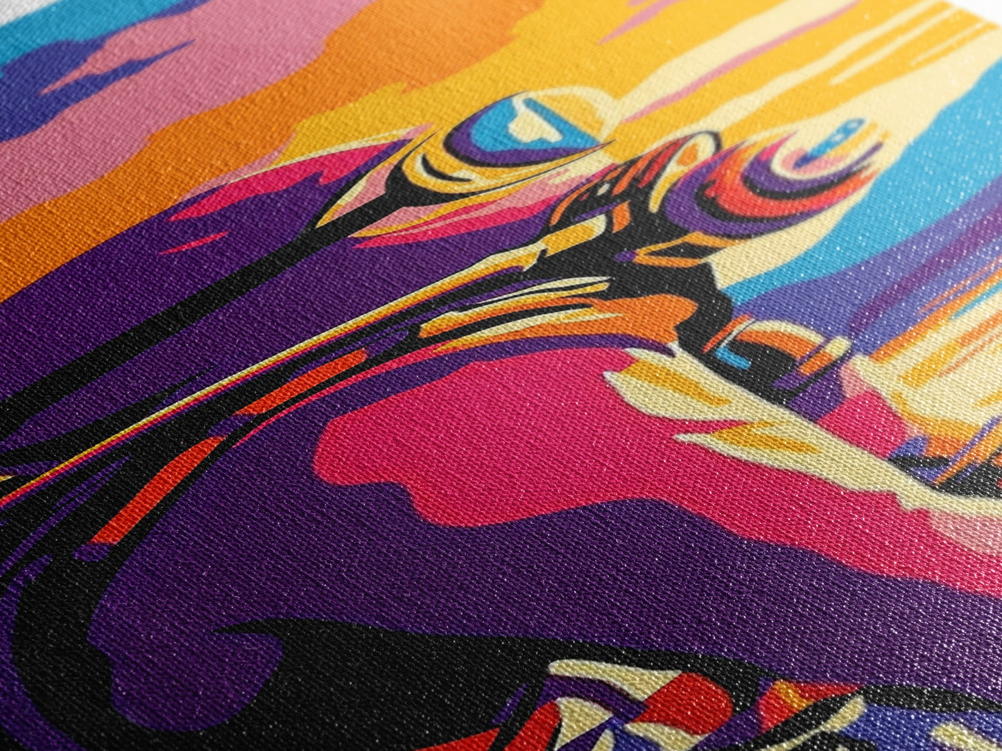 Deep Sea Diver, Adventure Art, Vibrant Ocean Exploration, Canvas Print, Nautical Wall Decor, Coastal Home Art, Unique Gift Idea