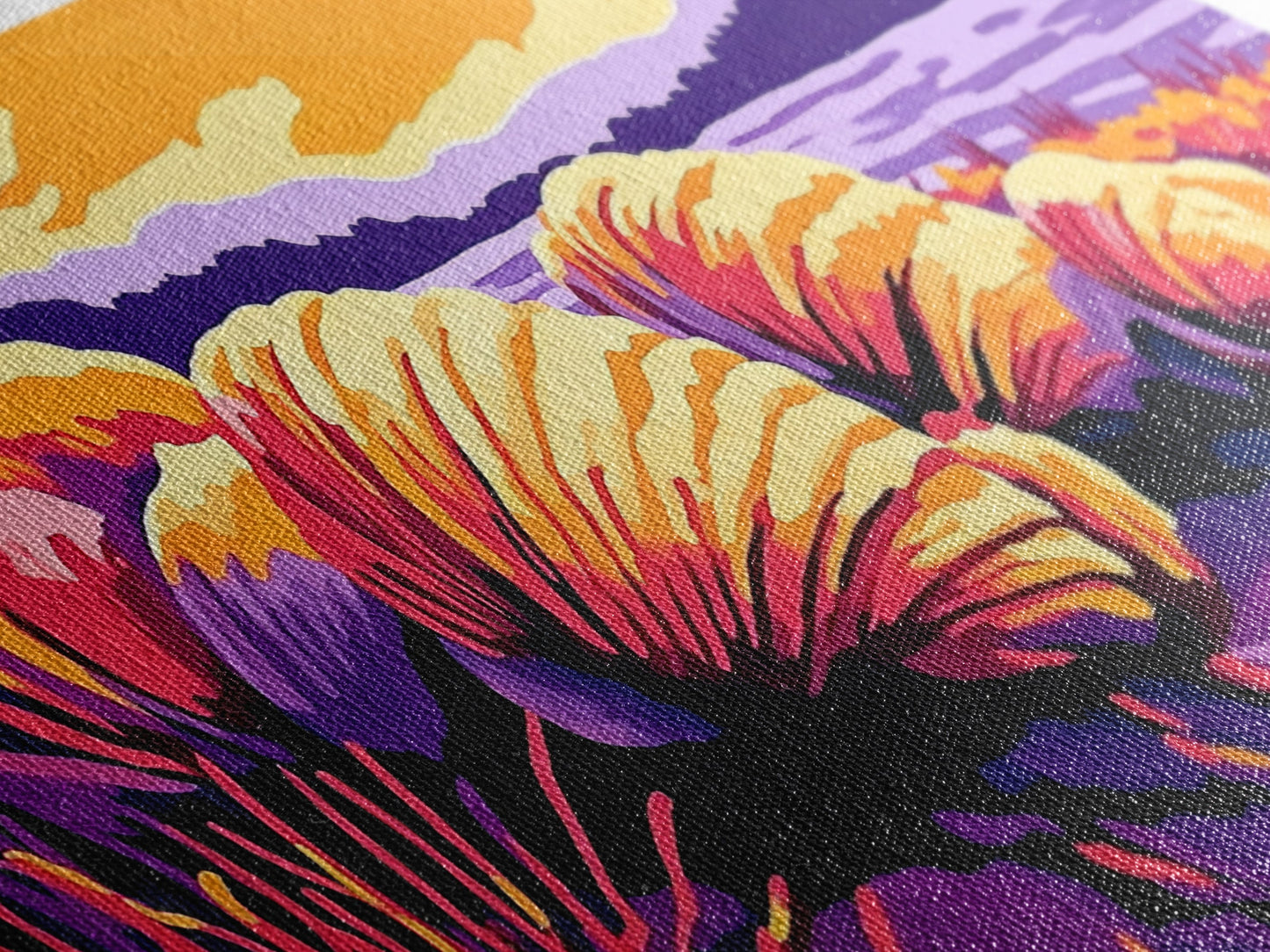 Coastal Shells, Ocean Decor, Beach Art, Vibrant Seascape, Framed Canvas Print, Nautical Home Decor, Living Room Wall Art, Gift Idea