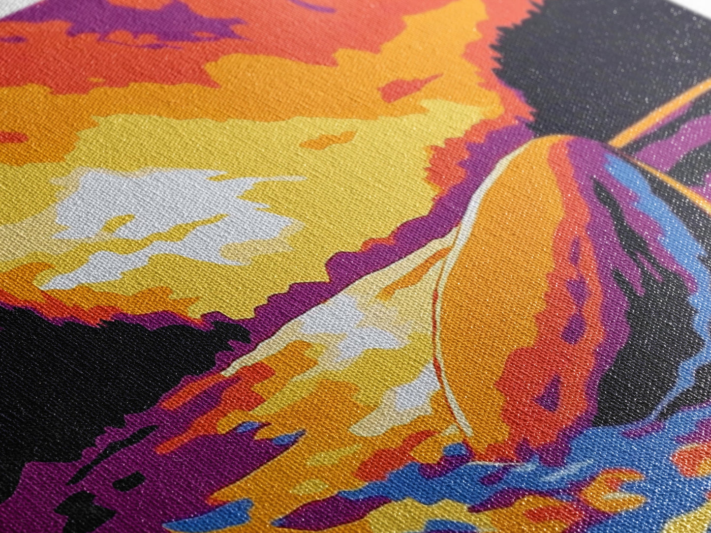 Whiskey Bottle, Sunset Reflection, Framed Canvas Print, Rustic Bar Art, Dramatic Home Art, Vibrant Wall Decor, Dining Room Wall Art