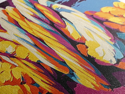 Nautical Rope, Ocean Harbor, Coastal Decor, Maritime Wall Art, Framed Canvas Print, Living Room, Beach House Artwork, Bold Nautical Art