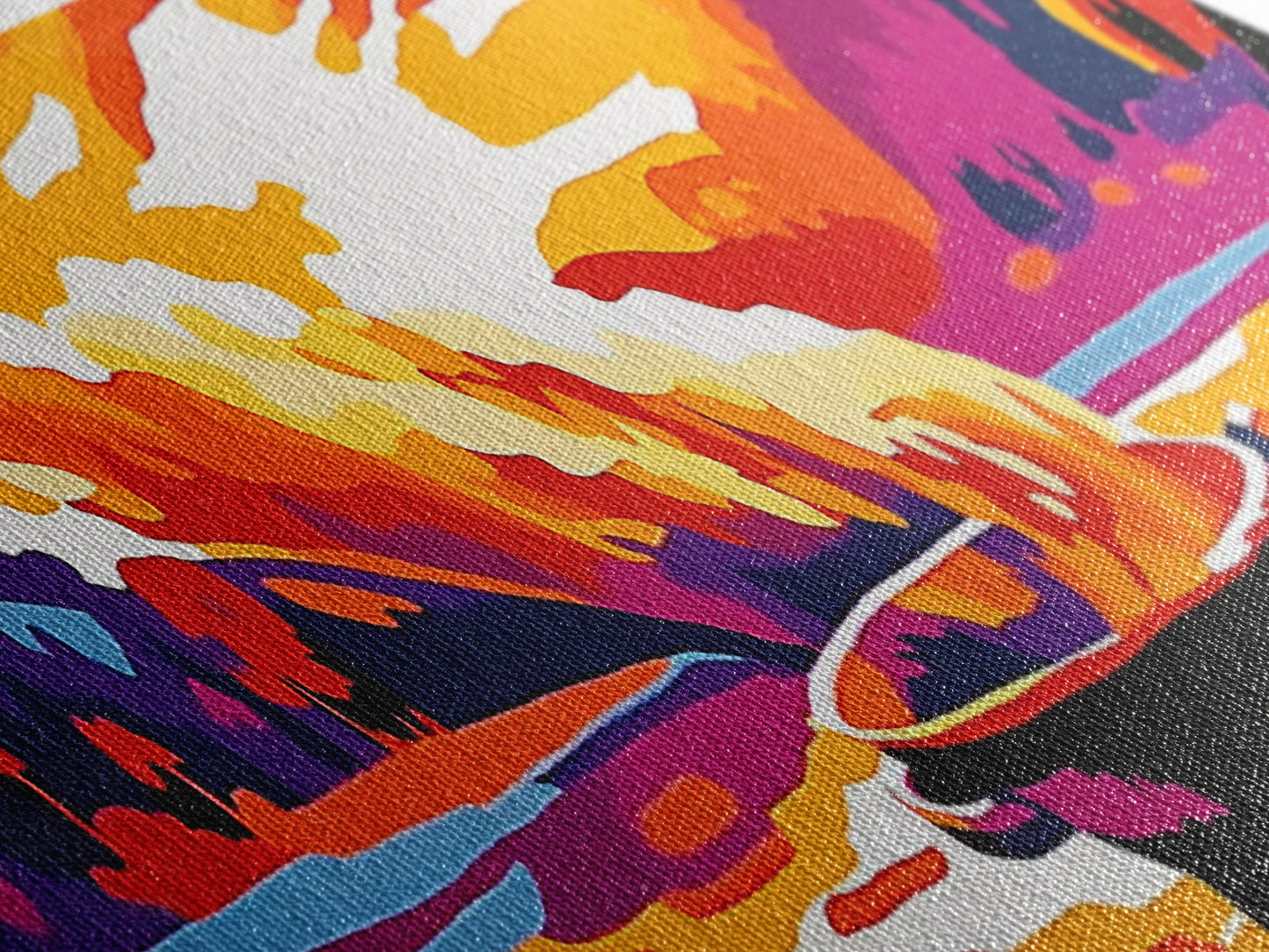 Campfire, Mountain Sunset, Wilderness Art, Canvas Print, Outdoor Enthusiast Gift, Rustic Decor, Living Room Wall Art, Warm Tones