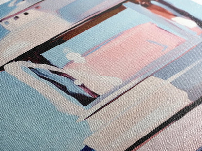 Lantern Glow, Nautical Artwork, Cozy Ambiance, Minimalist Coastal, Canvas Print, Beach House Wall Art, Warm Aesthetic, Living Room Decor