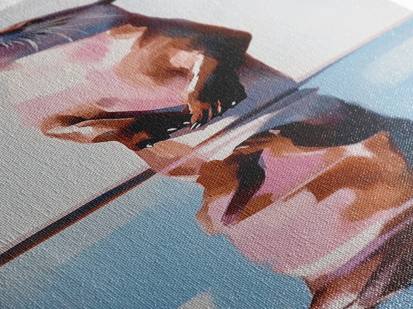 Otter Reflection, Wildlife Art, Nature Photography, Cute Animal, Minimalist Art, Boho Style, Unique Gift, Canvas Print